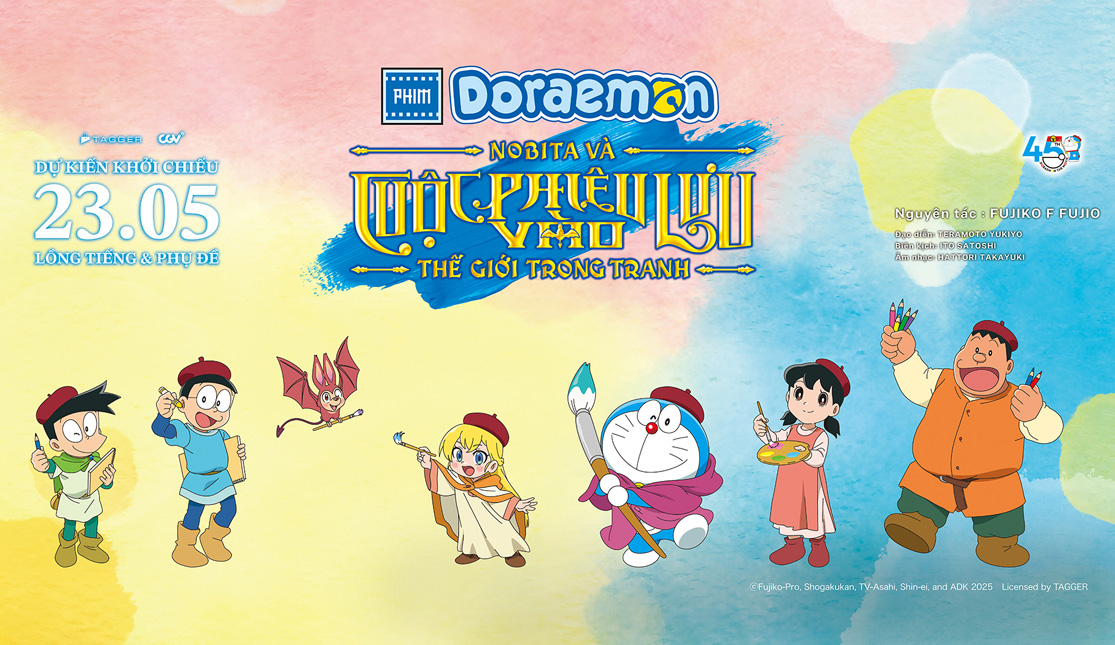 PHIM ĐIỆN ẢNH DORAEMON: NOBITA VÀ CUỘC PHIÊU LƯU VÀO THẾ GIỚI TRONG TRANH