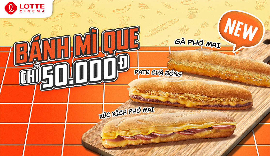 RA MẮT SẢN PHẨM MỚI: BÁNH MÌ QUE 
